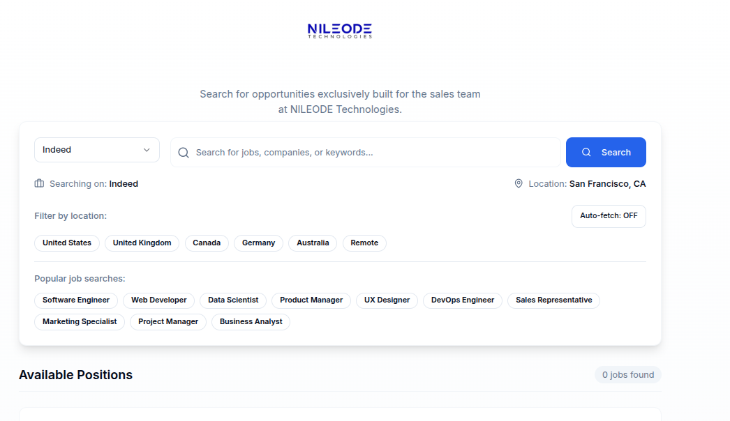 Jobhub screenshot